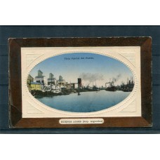 CIUDAD DE BUENOS AIRES ANTIGUA TARJETA POSTAL EL PUERTO